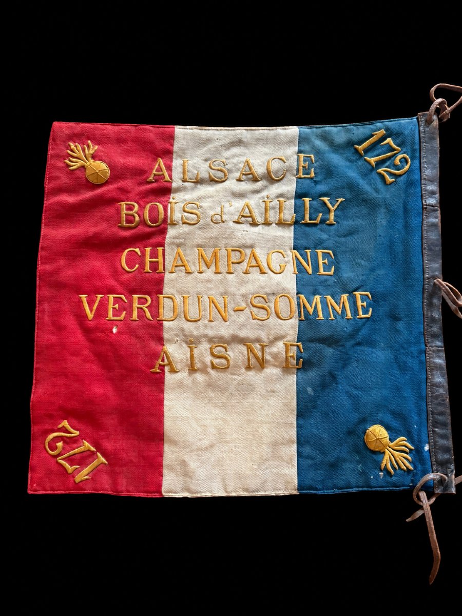 Fanion du 172e Régiment d’Infanterie – Première Guerre mondiale-photo-3