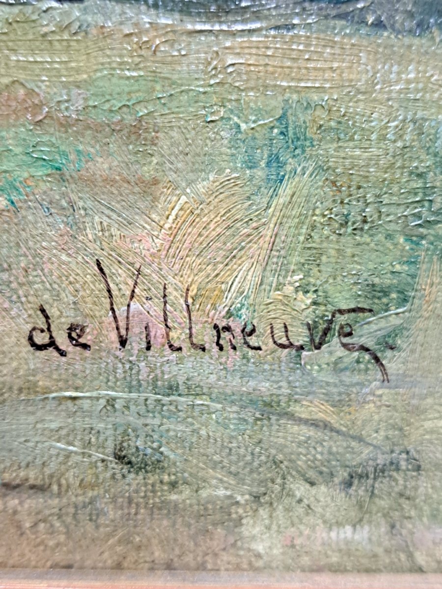 huile sur toile, cavaliers III république-photo-2