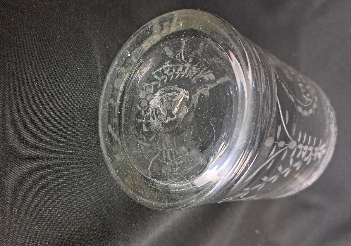 verre gobelet daté  1798-photo-1