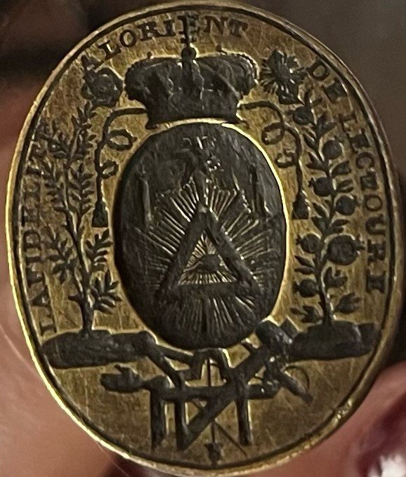 Small Masonic Seal From Lectour