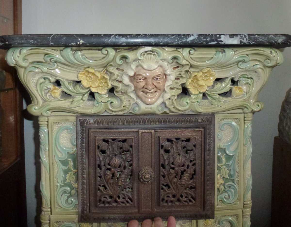 Sarreguemines Faience Stove-photo-2