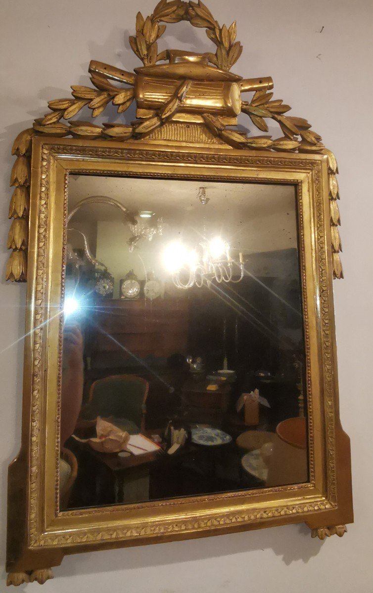 Miroir Doré Louis XVI 