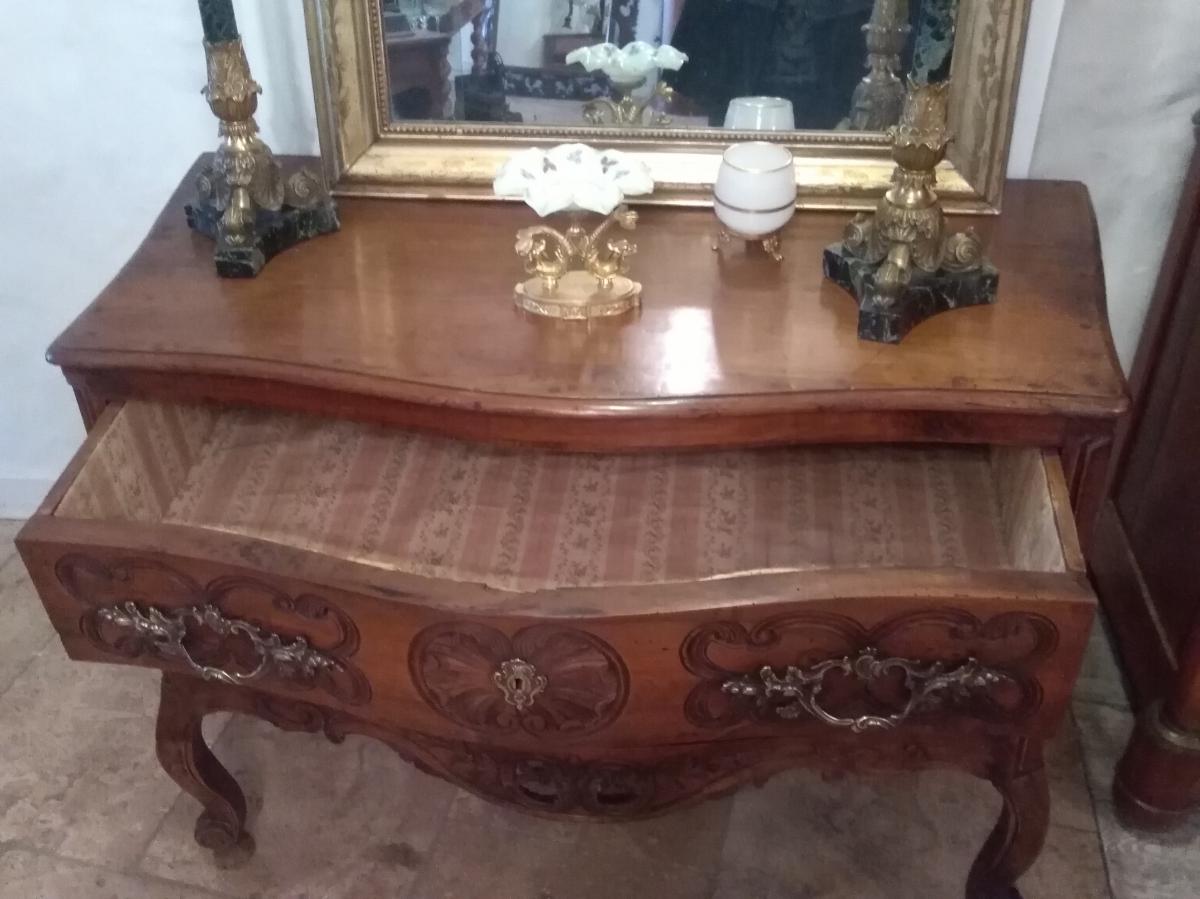 Provencal Commode Nîmes Jumping Walnut Eighteenth-photo-4