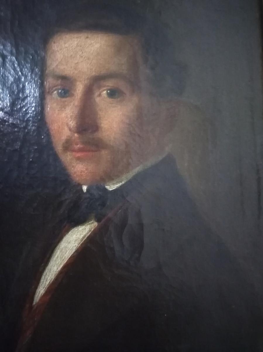 Portrait Young Man Nineteenth Time Empire-photo-2