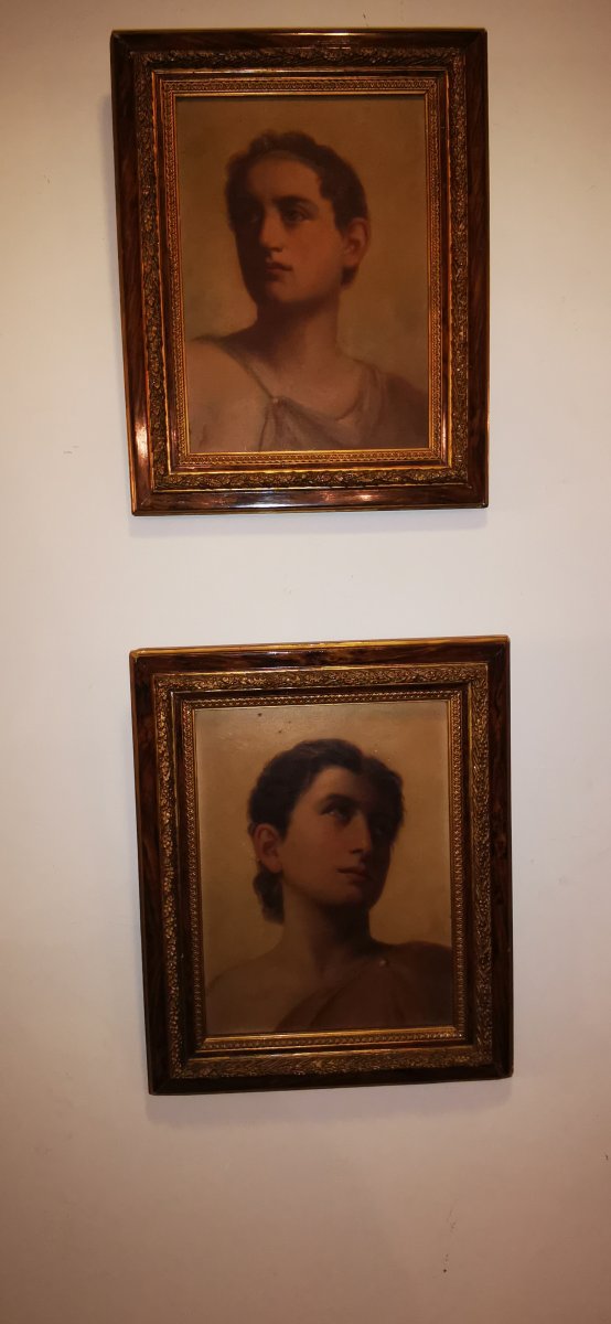Paire De Portrait Ephebe 1900-photo-2