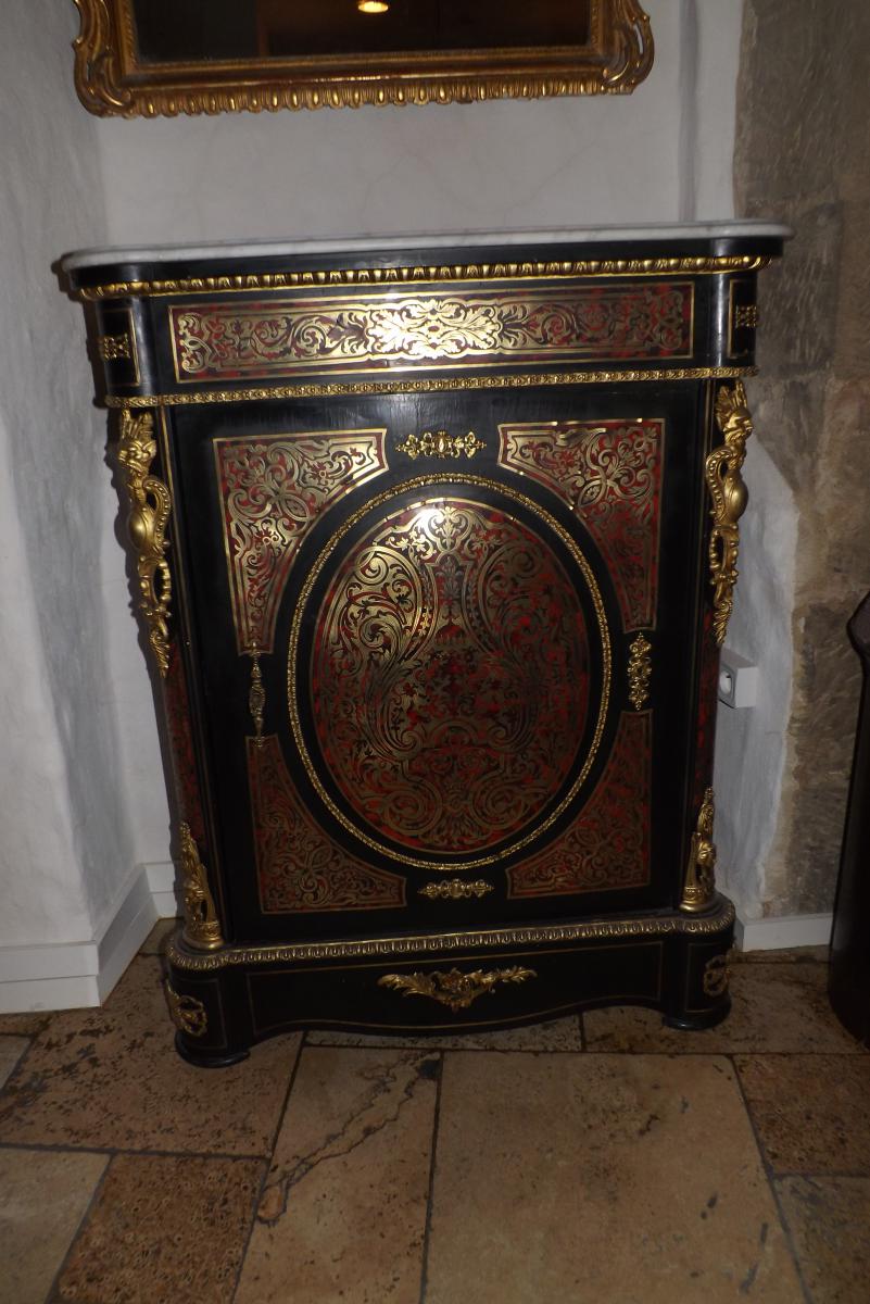Boulle Marquetry Furniture Support, Napoleon III