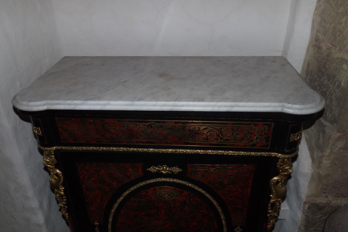 Boulle Marquetry Furniture Support, Napoleon III-photo-4