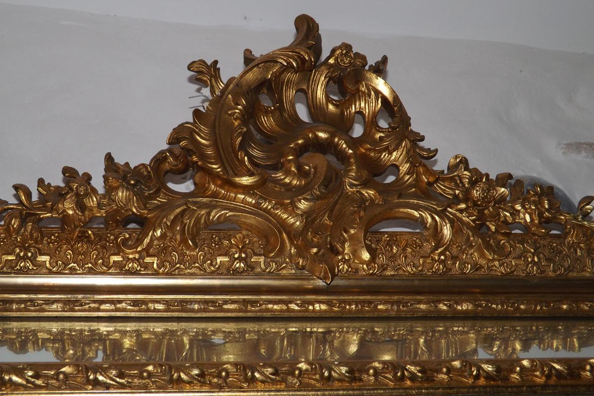 Grand Mirror Close Part XIX, Louis XV Style-photo-2