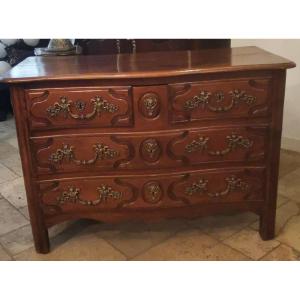 Louis XV Regency Chest Of Drawers 18th Century Cherry