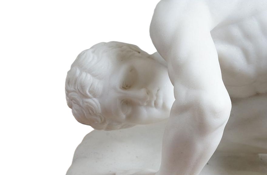 Important Marble Group After The Antique The Wrestlers -photo-4