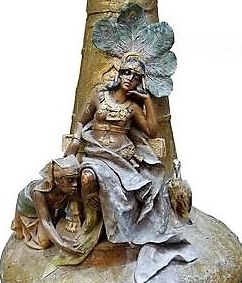 Very Large Orientalist Vase Attributed To Friedrich Goldscheider (1845-1897)-photo-4