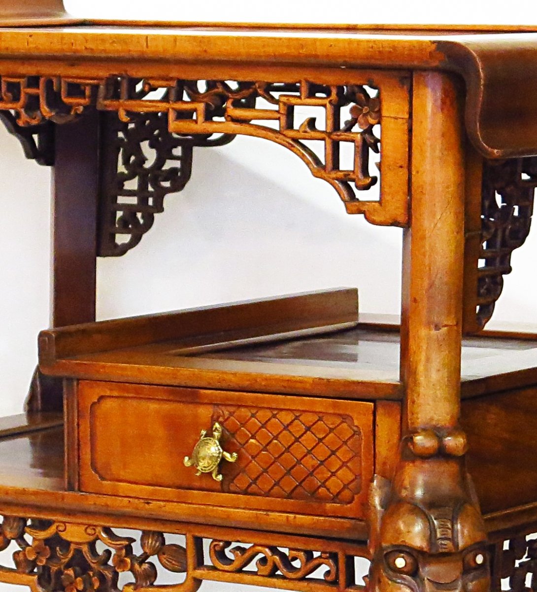  Japanese Style Pagoda Table Attributed To The Parisian Society, Daï-nippon-photo-2