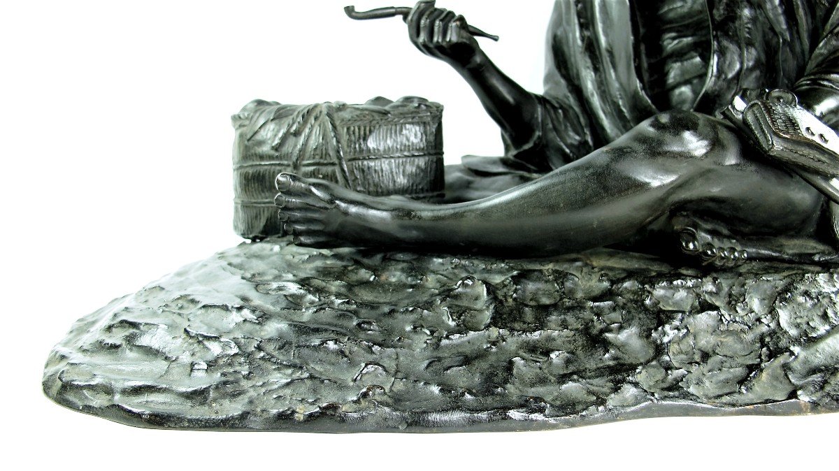 Japan Meiji Period (1868-1912), Important Bronze Okimono-photo-2