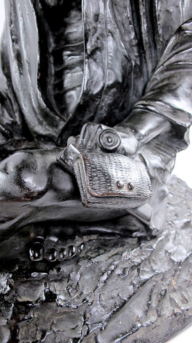 Japan Meiji Period (1868-1912), Important Bronze Okimono-photo-3