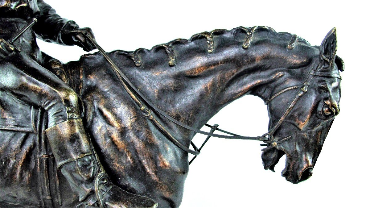 « Jockey à Cheval N°1″de Pierre-jules Mêne (1810-1879)-photo-1