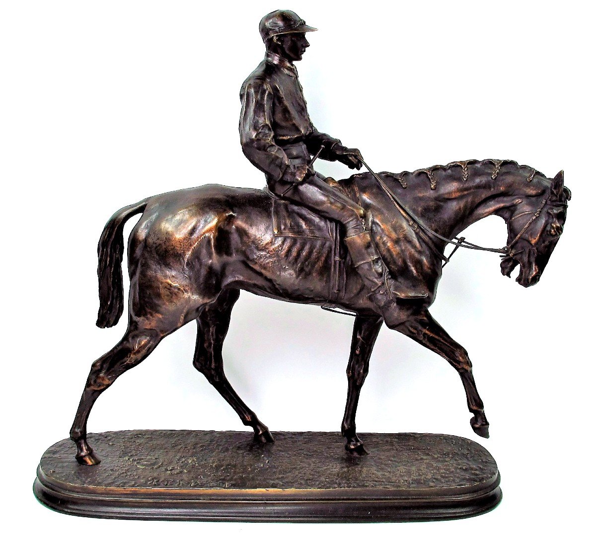 « Jockey à Cheval N°1″de Pierre-jules Mêne (1810-1879)