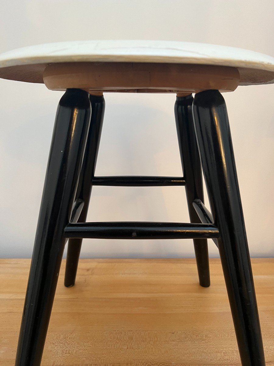 Iimari Tapiovaara Suite Of Four Stools Scandinavian Design.-photo-1