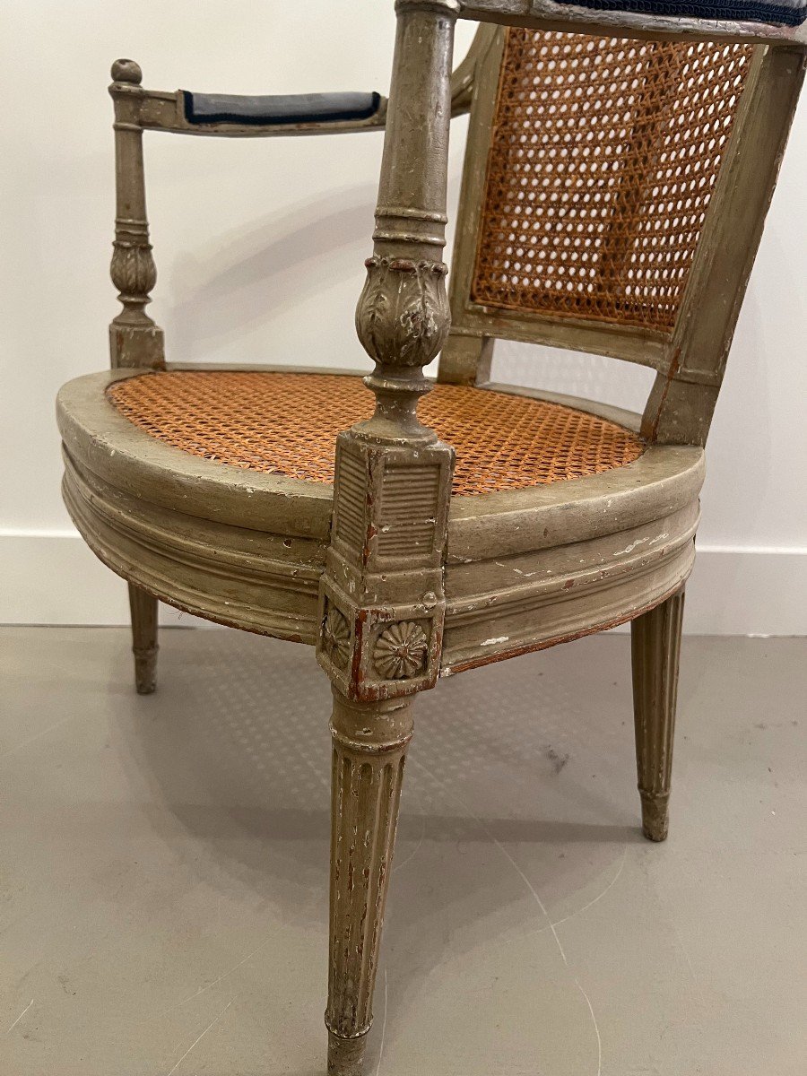 Fauteuil Directoire époque  XVIII Eme Siecle .-photo-5