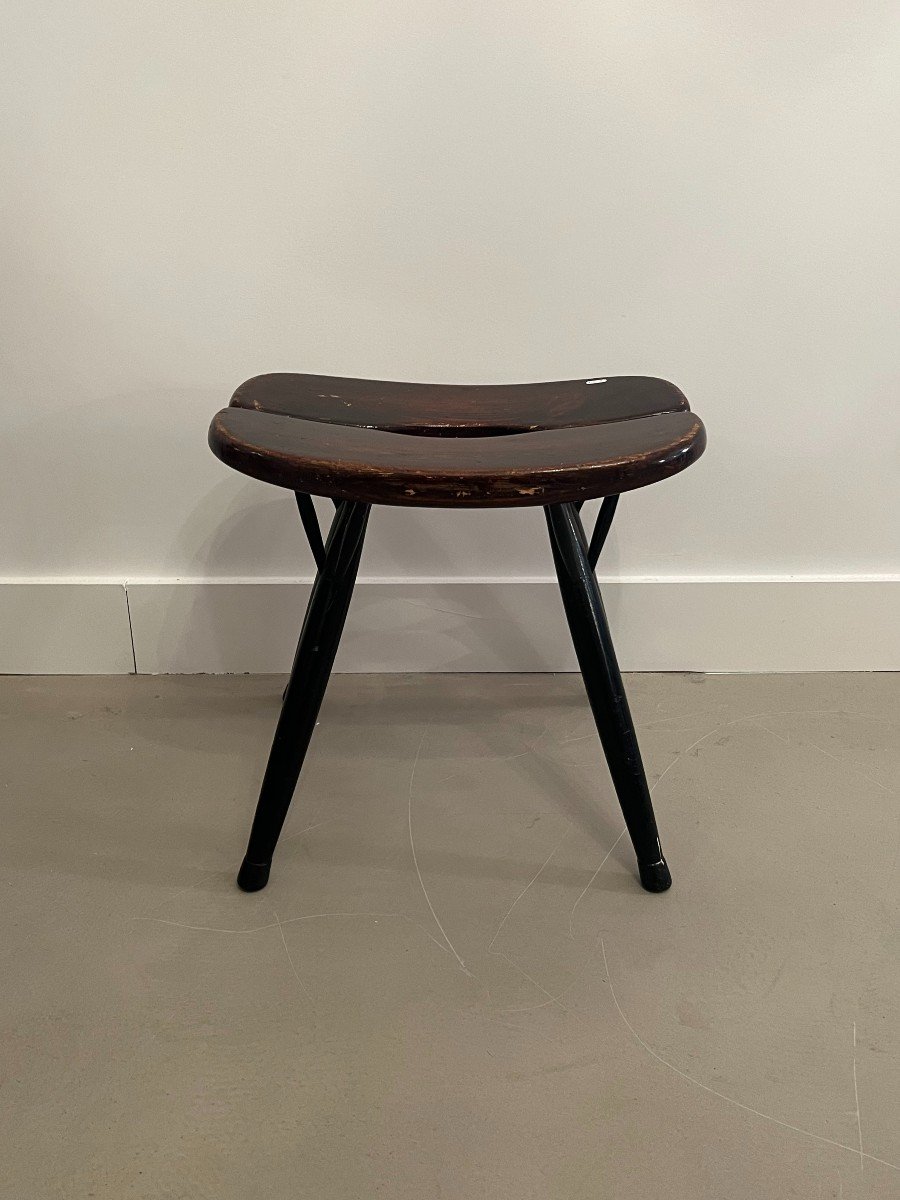 Iimari Tapiovaara Tabouret  Design Scandinave . -photo-2