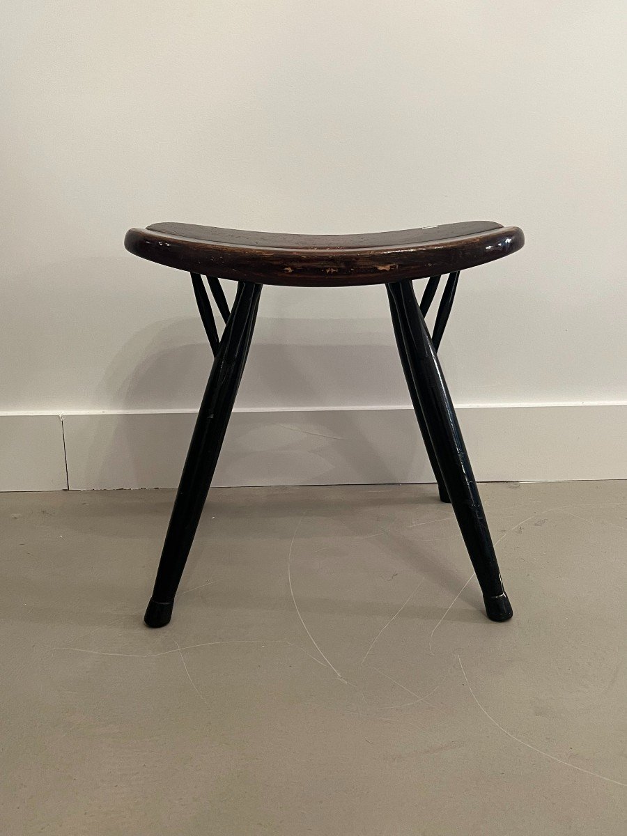 Iimari Tapiovaara Tabouret  Design Scandinave . -photo-3