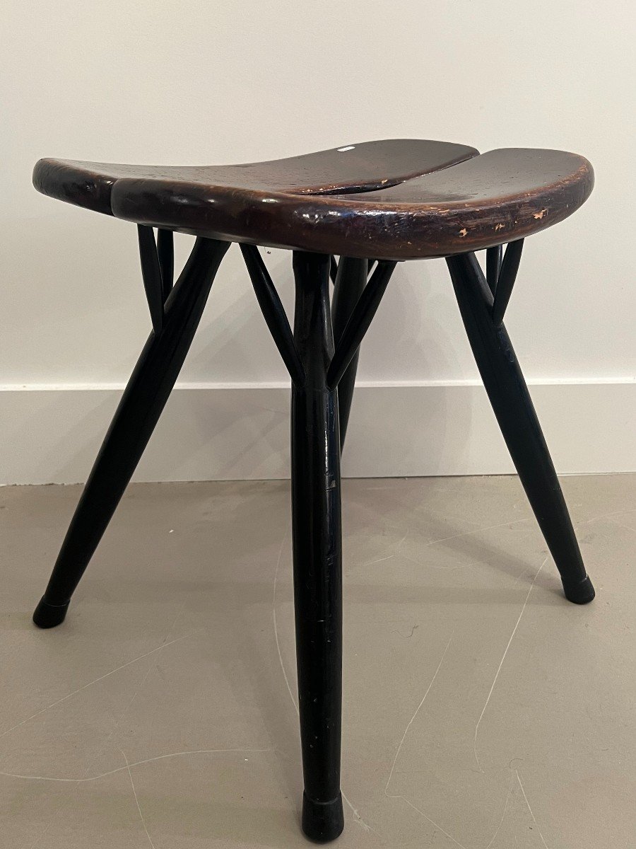 Iimari Tapiovaara Tabouret  Design Scandinave . -photo-4
