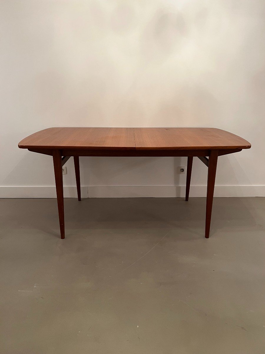 Table De Salle A Manger En Teck Design Scandinave .-photo-2