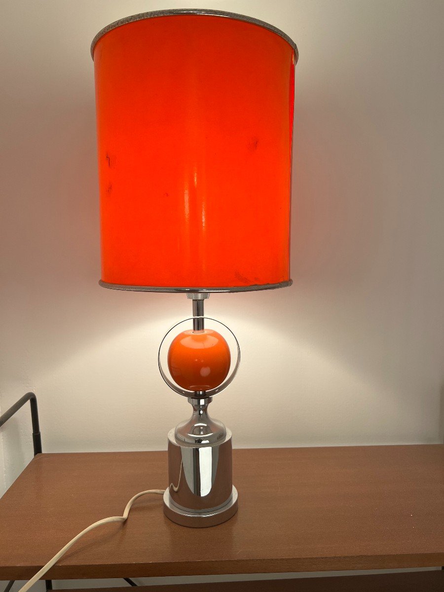 Space Age  , Pop Vintage Lampe A Poser Design 1970