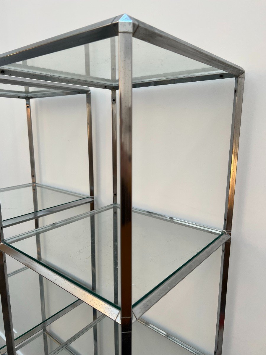 Pair Of Design 1970 Shelves.-photo-3