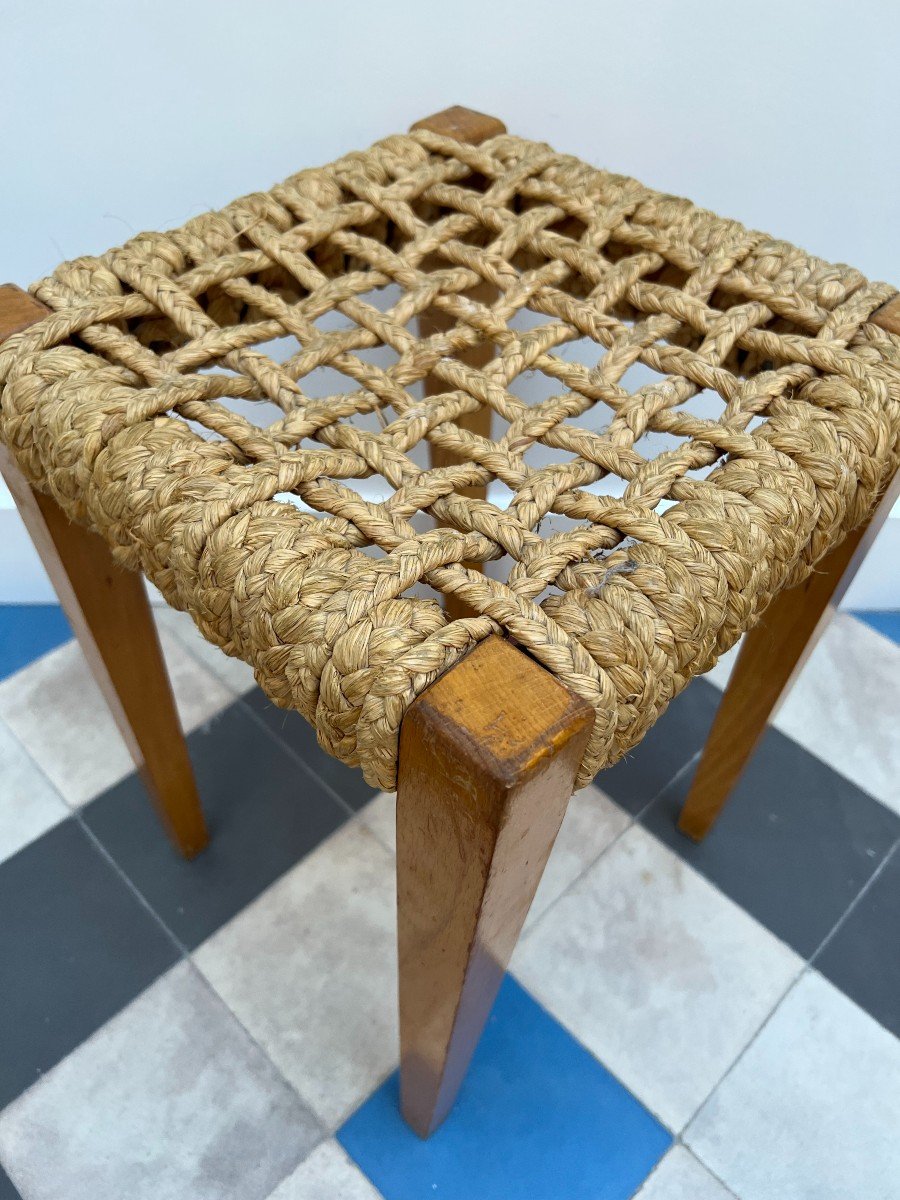 Audoux Minet , Tabouret Design 1950-photo-3
