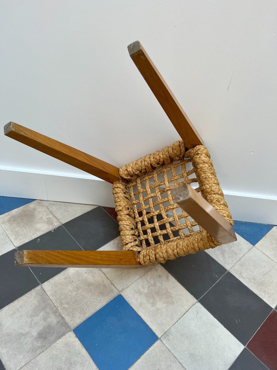 Audoux Minet , Tabouret Design 1950-photo-4