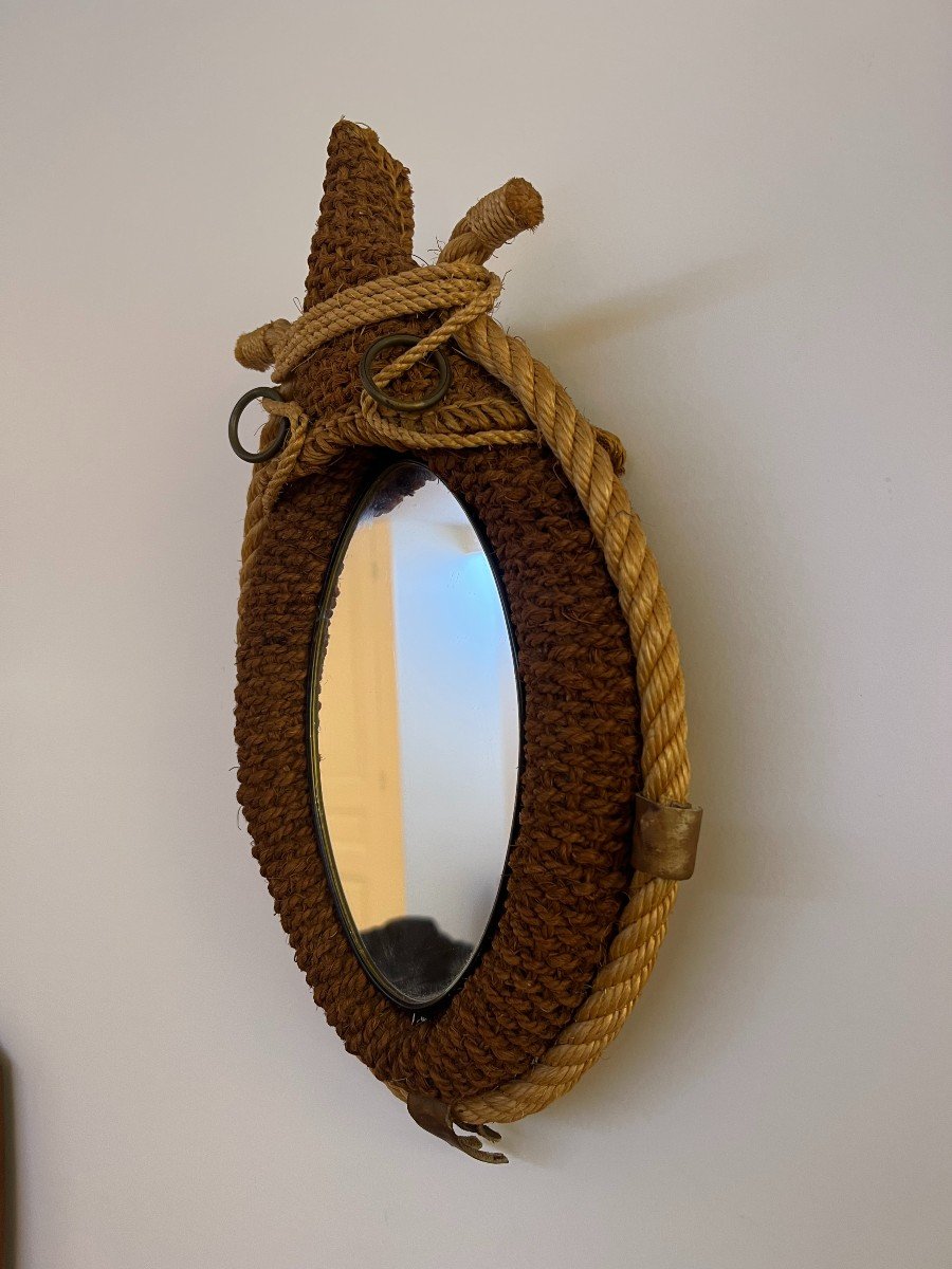 Audoux Minet Dlg. Rope Design Mirror.-photo-3