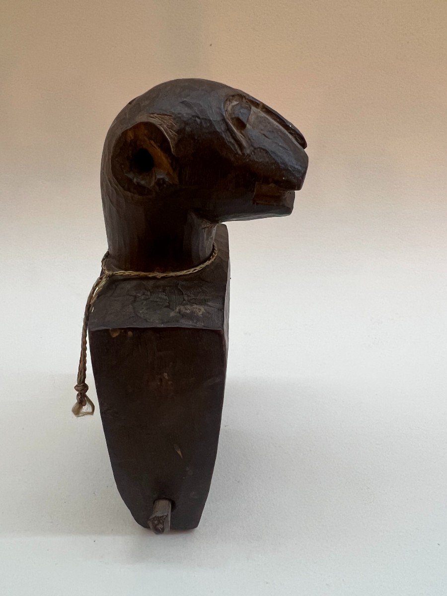 Baoulé Ivory Coast, Loom Pulley Stirrup.-photo-2