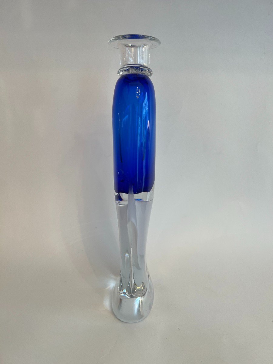 Adam Jablonski , Bougeoir En Verre Design , Sculpture .-photo-3