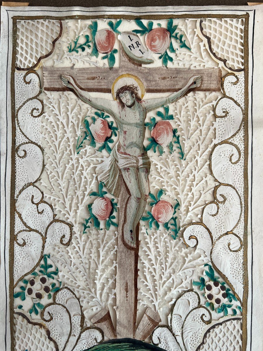Important Canivet , Christ XVIII Eme Siècle .-photo-2