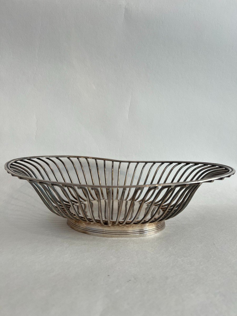 Gallia, Christofle, Panniere A Pain, Basket A Fruit.-photo-4