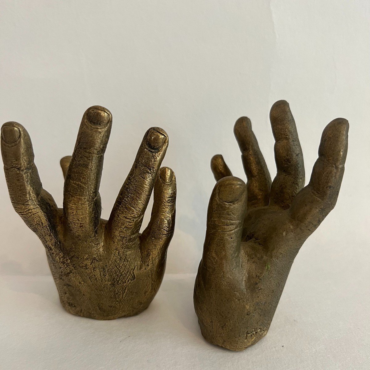 Sculpture , étude De Main  En Bronze .
