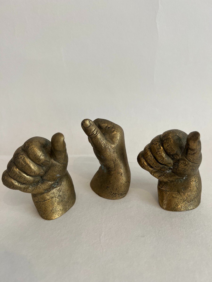 Sculpture, Bronze Hand Study.-photo-3