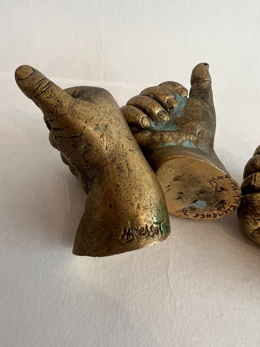 Sculpture, Bronze Hand Study.-photo-4