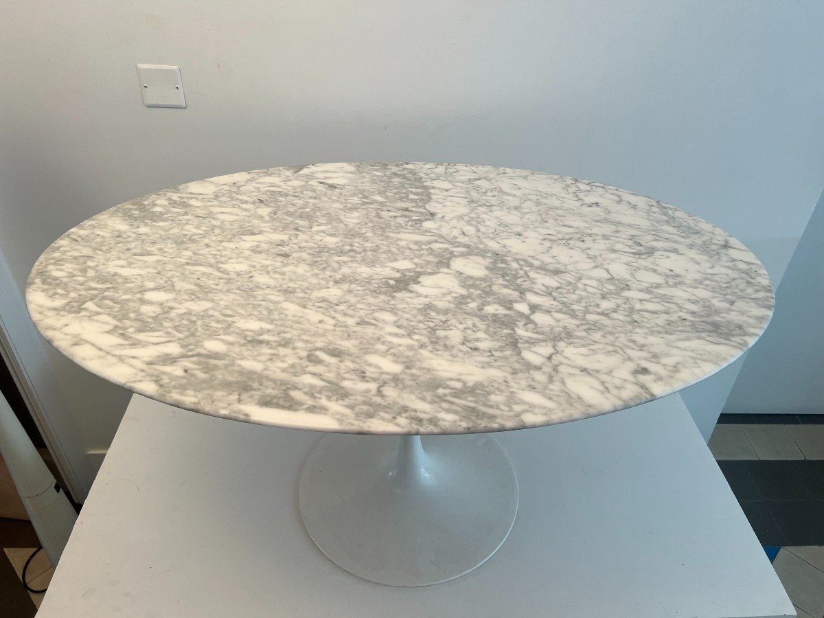 Eero Saarinen Pour Knoll International - Table Basse  Ovale .-photo-3