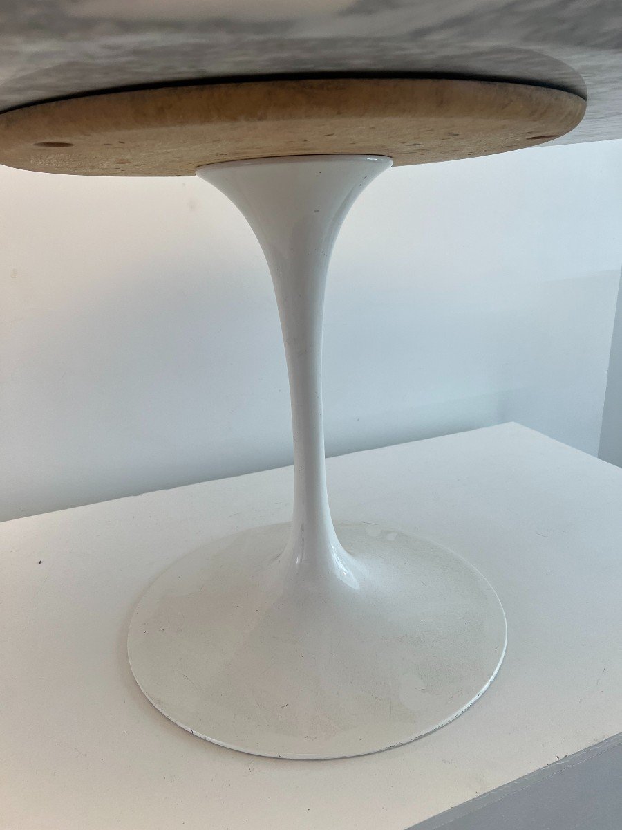 Eero Saarinen Pour Knoll International - Table Basse  Ovale .-photo-2