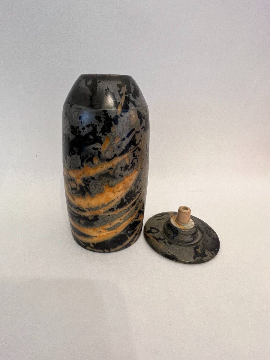 Philippe Buraud, Vase, Shaped Piece In Ceramic.-photo-2
