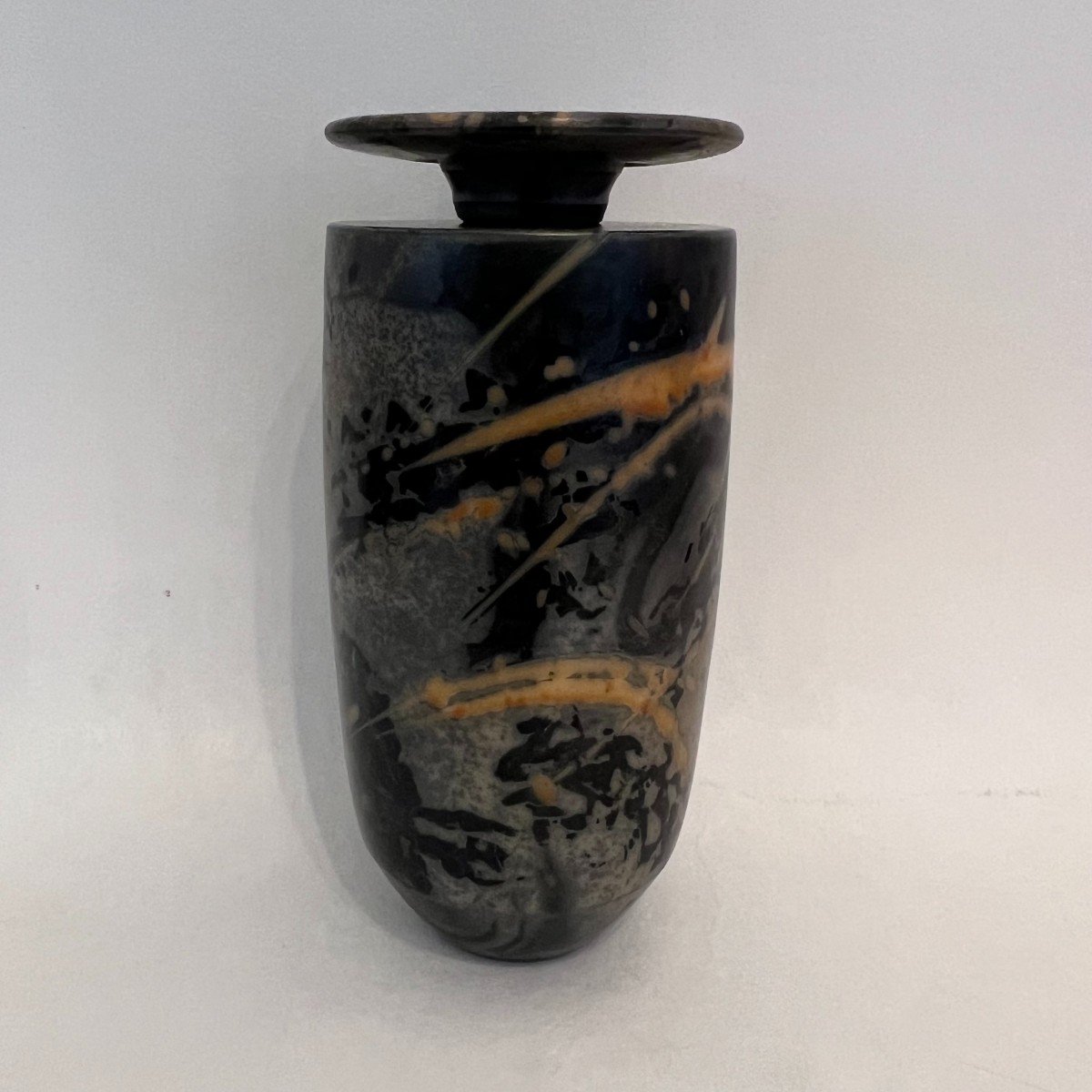 Philippe Buraud , Vase , Piece De Forme En Céramique .
