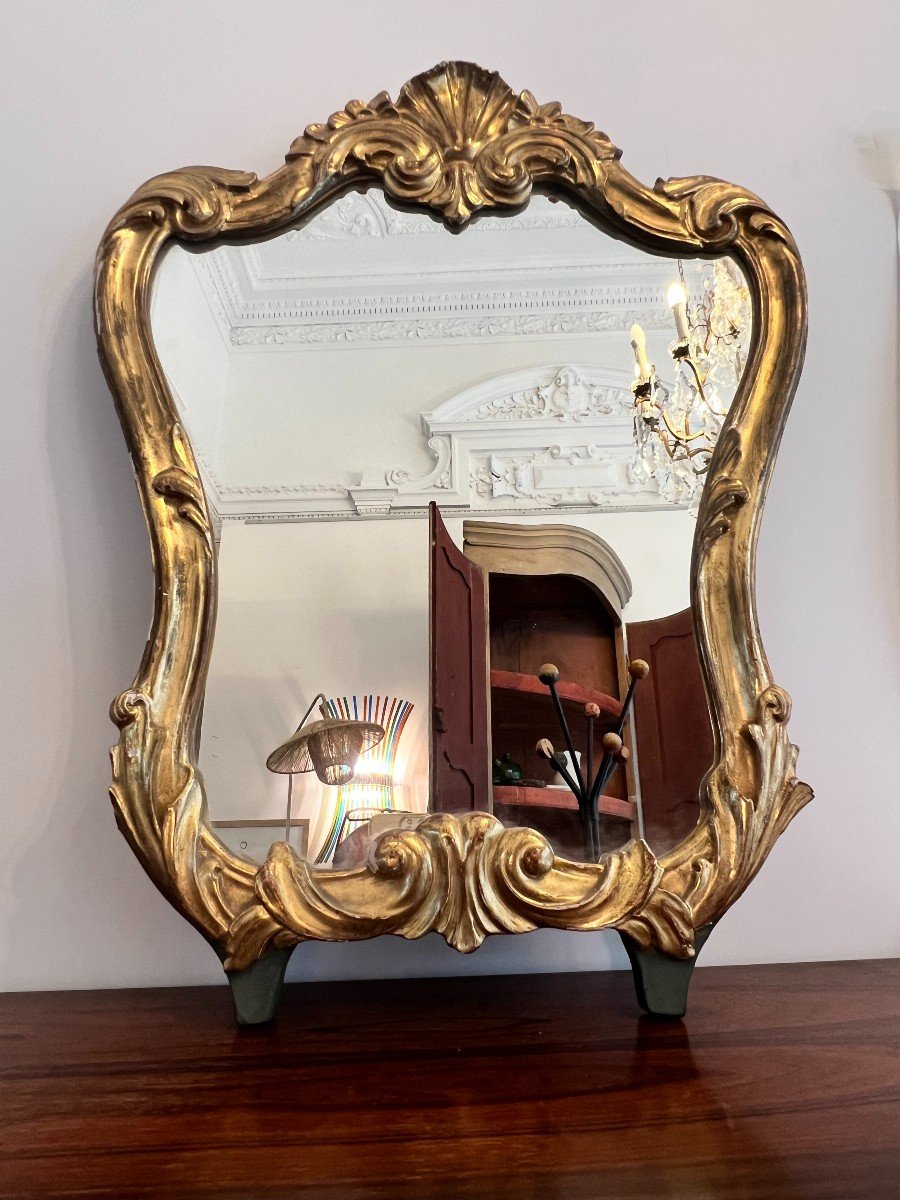 Rocaille Style Mirror.-photo-2