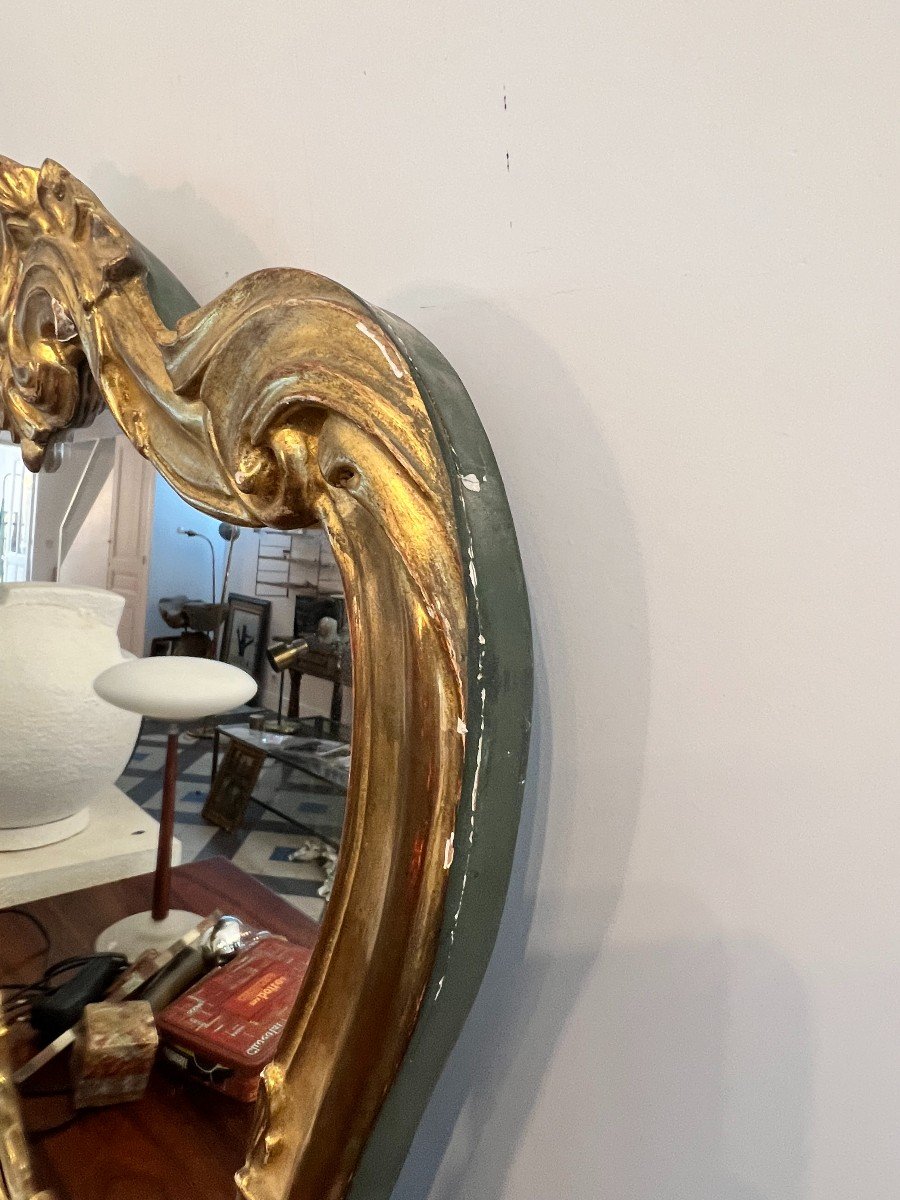 Rocaille Style Mirror.-photo-5