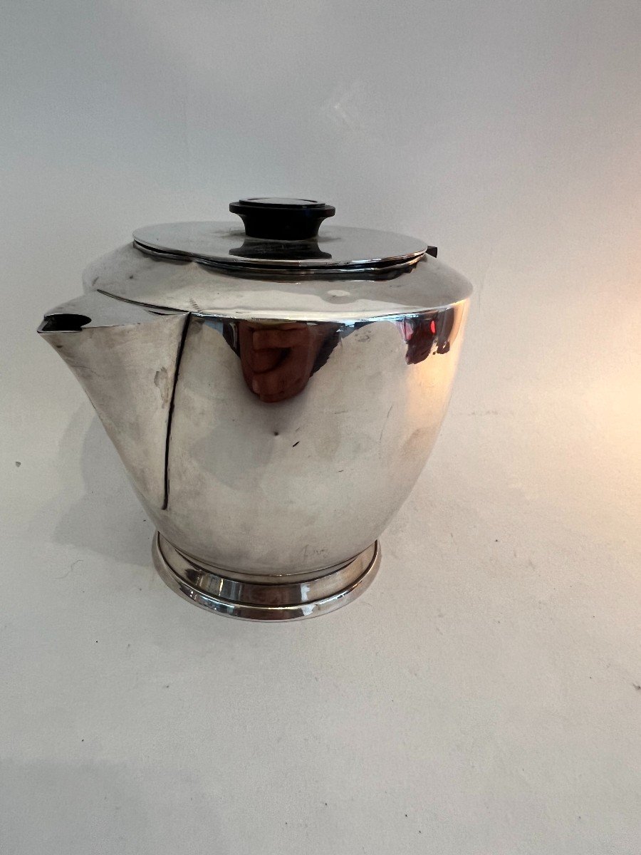 Christofle, Art Deco Teapot.-photo-2