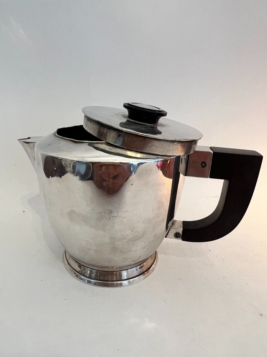 Christofle, Art Deco Teapot.-photo-3