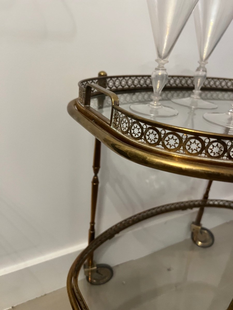 Rolling Bar, Trolley, Trolley, Golden Servant.-photo-2