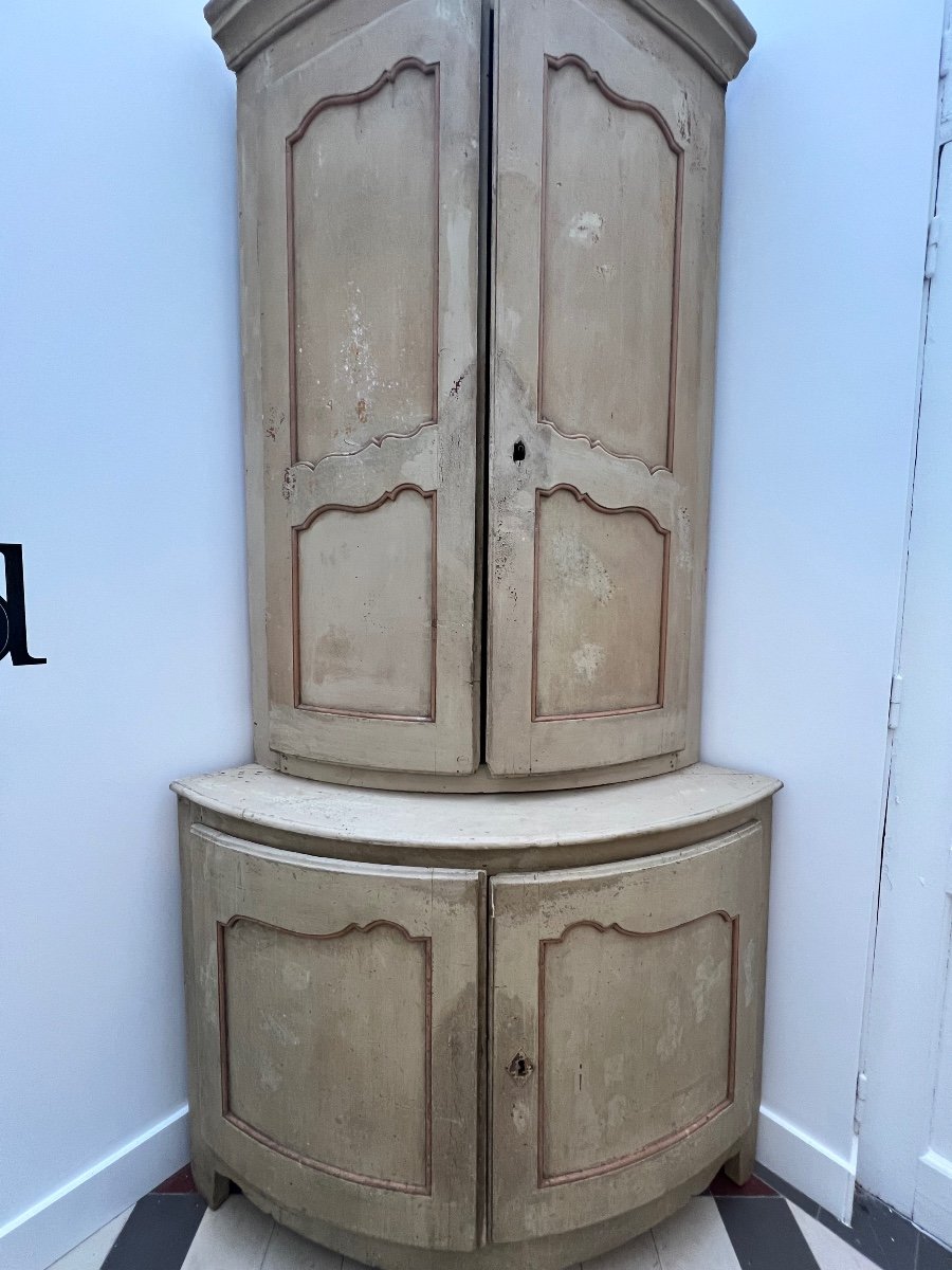 Provence, Important Recessed Woodwork Corner From The 18th Century-photo-4