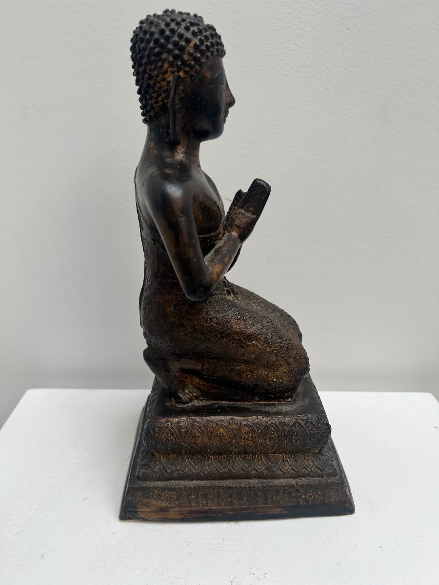 Thaïlande Ou Laos , Bouddha En Bronze . -photo-1