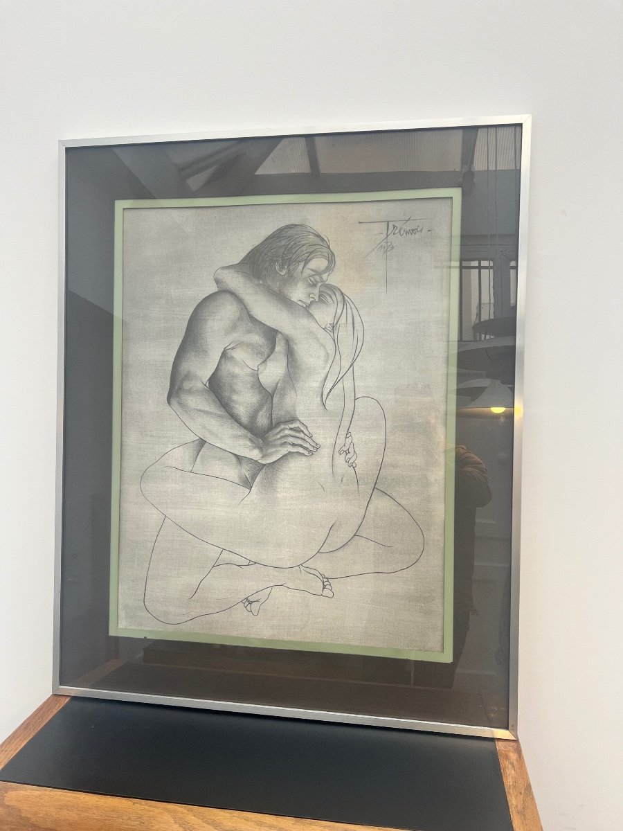 Pierre-yves Tremois, l'Etreinte, Screenprint.-photo-1
